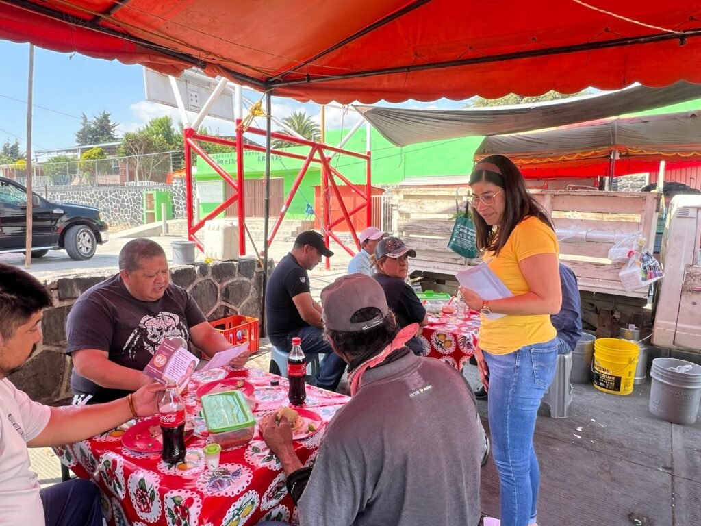 Lizbeth Escobar visita Santa Rita Tlahuapan y se compromete a dignificar la justicia laboral