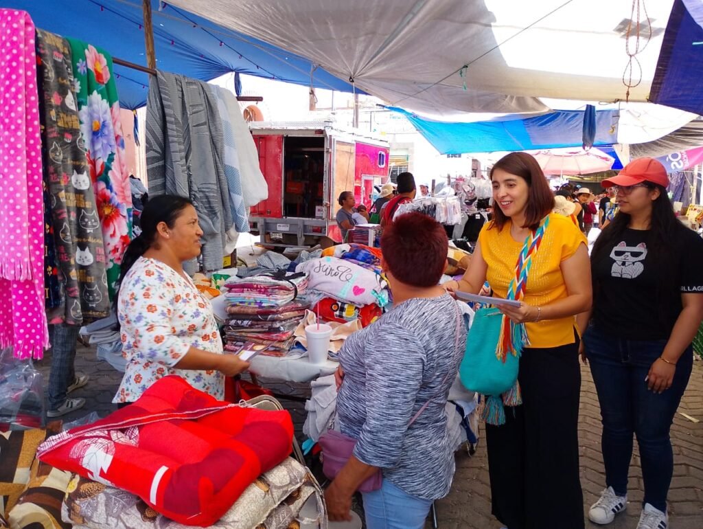 Gabriela Gutiérrez visita Chachapa y llama a participar en la elección judicial